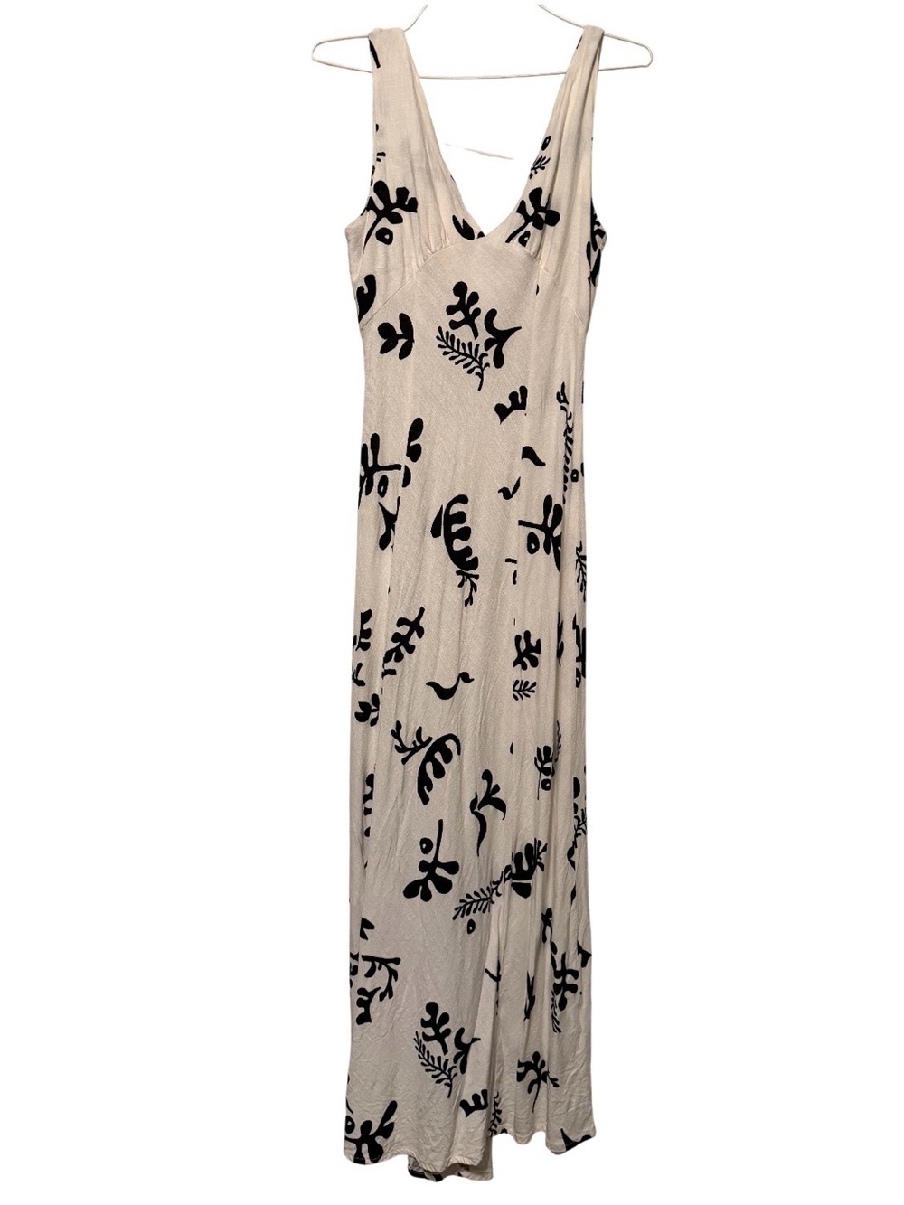 Paper Heart Dress with Black Botanical Print